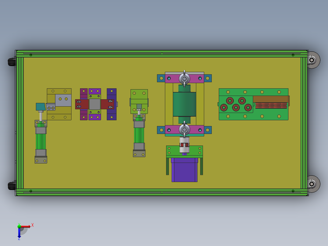 铜线切断机sw18可编辑俯视图