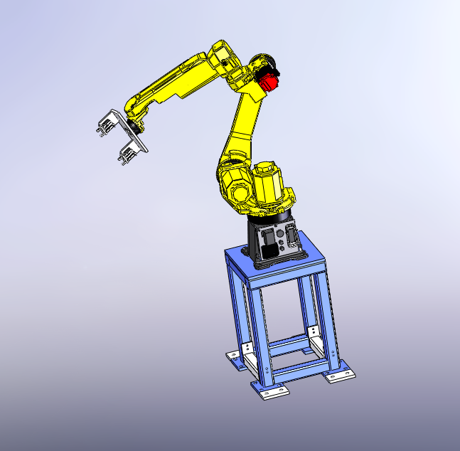 马达转子滴漆机机器人自动上料sw22可编辑