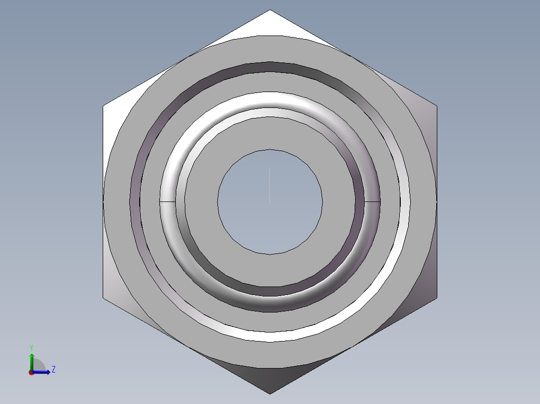 直通同径度接头、2C-16左视图