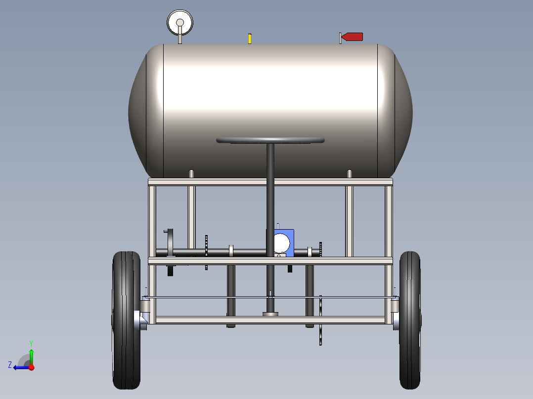 A3003955-气动车辆右视图
