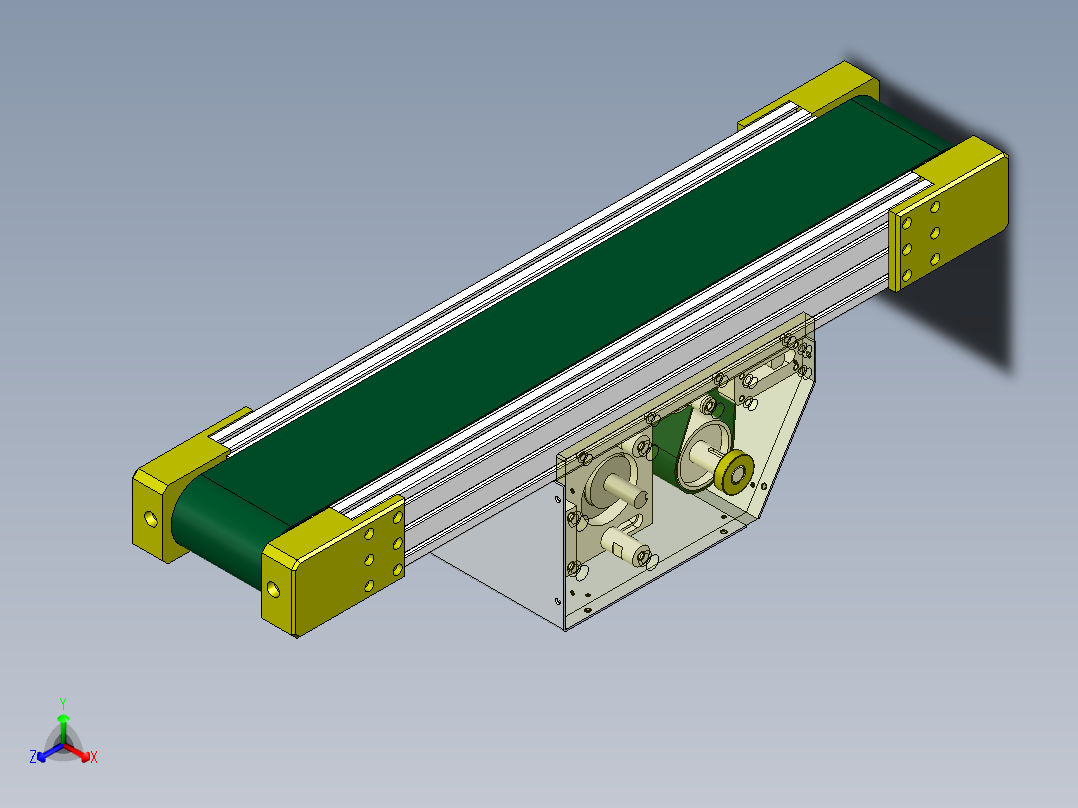 标准平皮带09正等轴测图