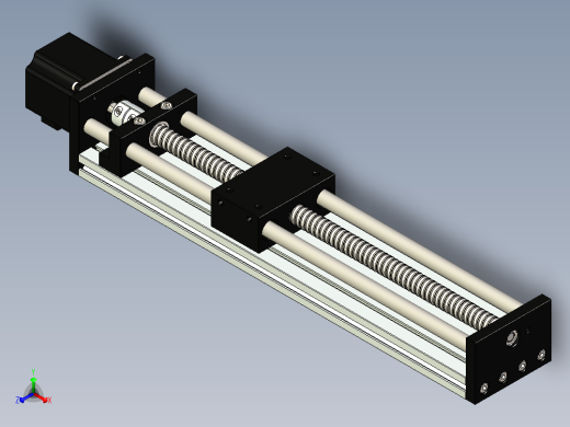 300mm步进电机滑台