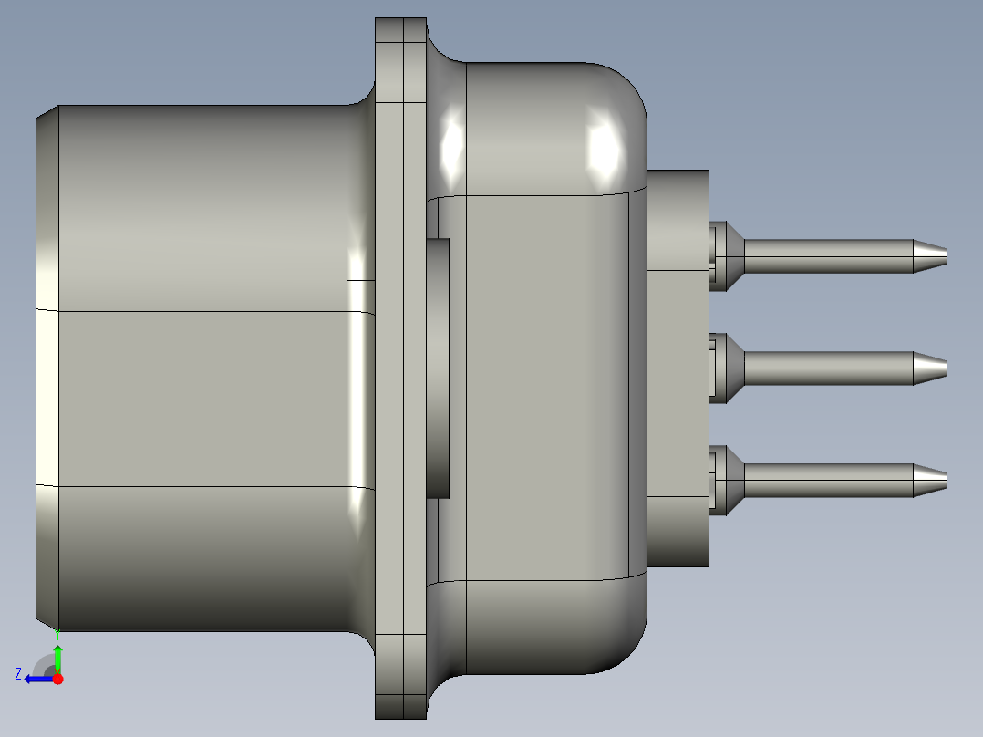 接插件(293)右视图