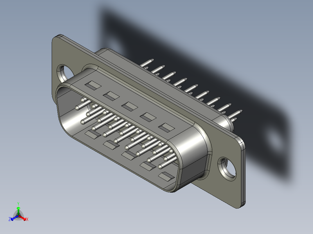 接插件(293)正等轴测图