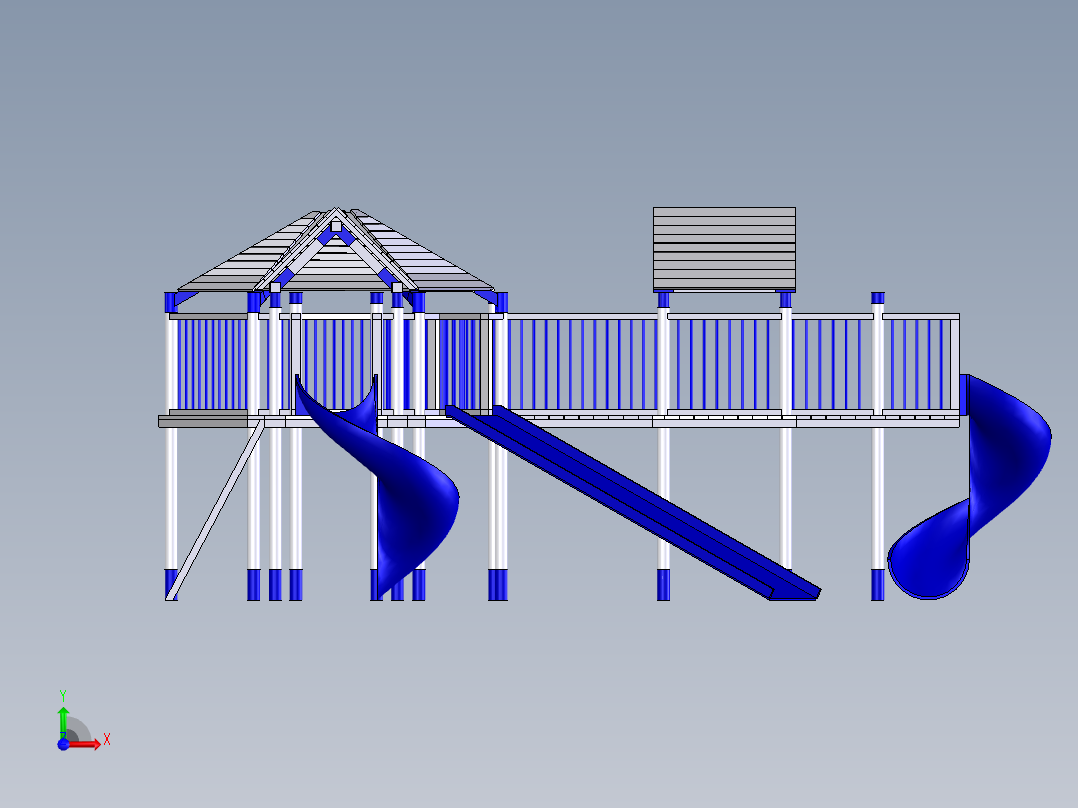 儿童滑梯游乐场