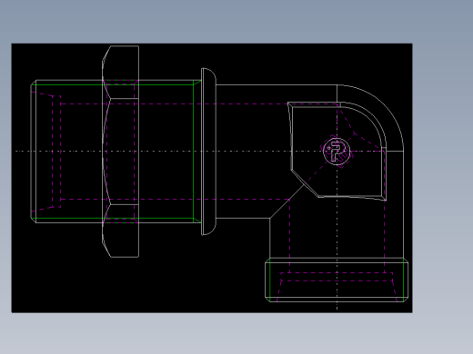 PARKER管接头EO Bulkhead elbow WSV28LOMD71(16)_back