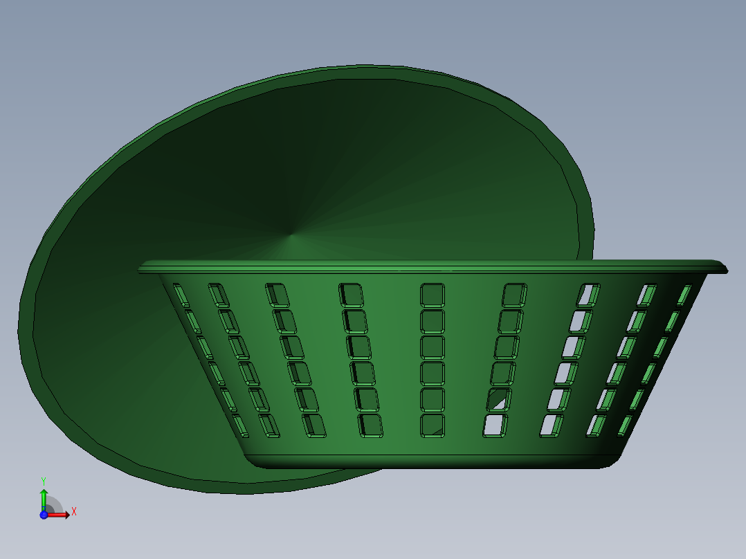 篮子前视图