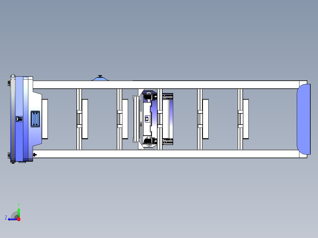 多层料箱AGV 1526576右视图