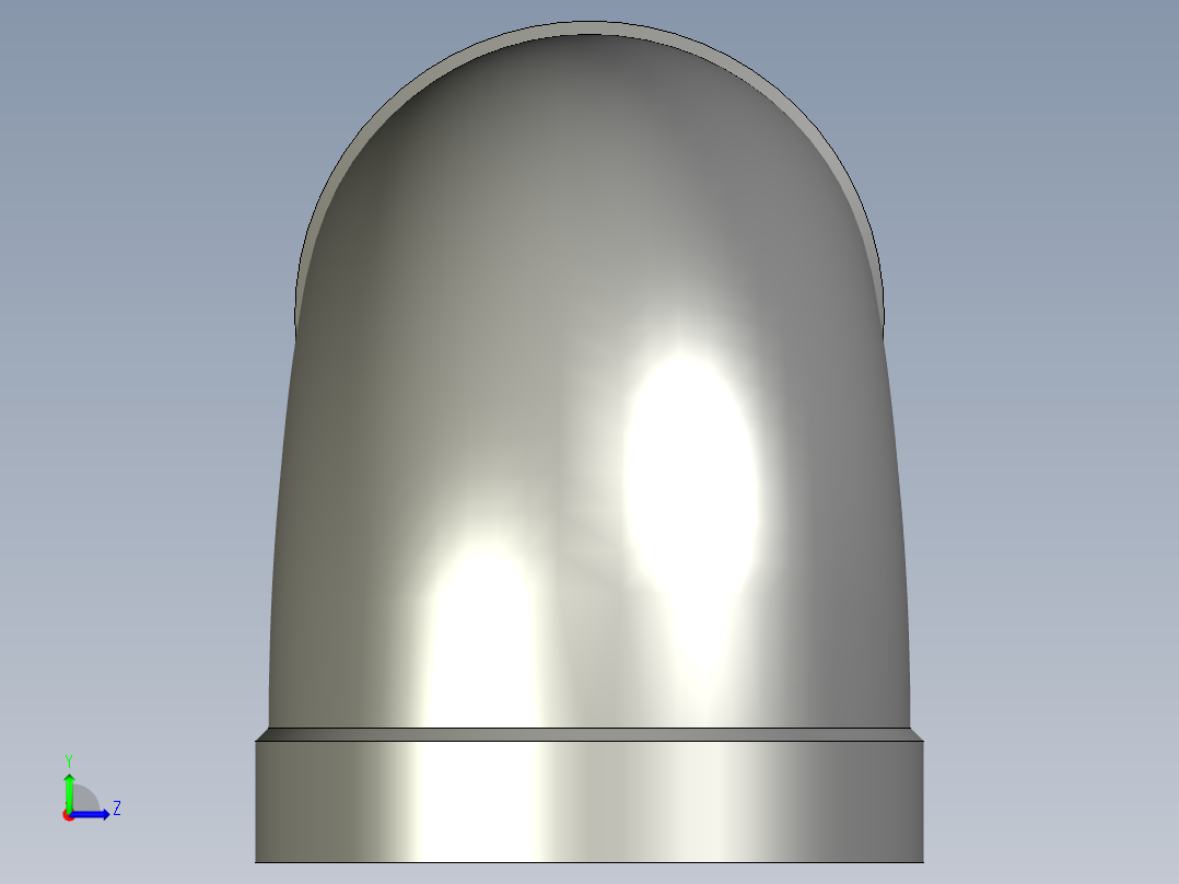 螺纹管弯头-异径内丝 DN40-DN32左视图