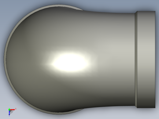 螺纹管弯头-异径内丝 DN40-DN32俯视缩略图