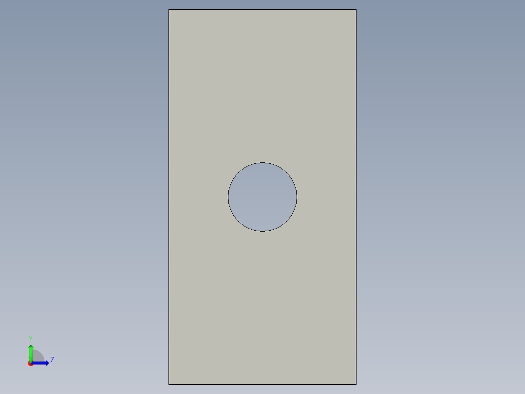 铝型材AOB01-1530B 连接块左视图