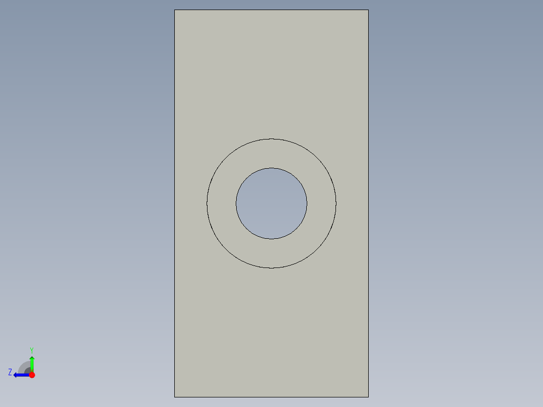 铝型材AOB01-1530B 连接块右视图