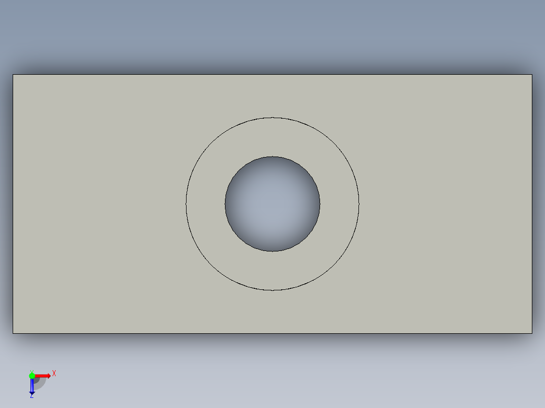 铝型材AOB01-1530B 连接块俯视图