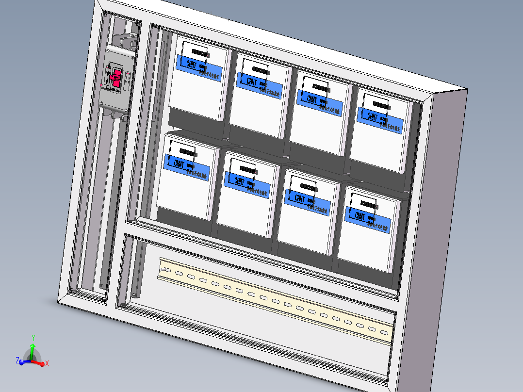 电表箱  SW18主视图