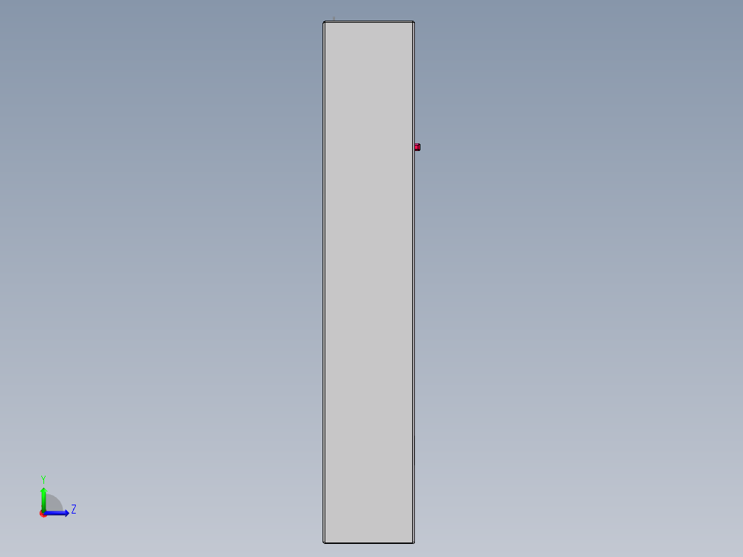 电表箱  SW18左视图