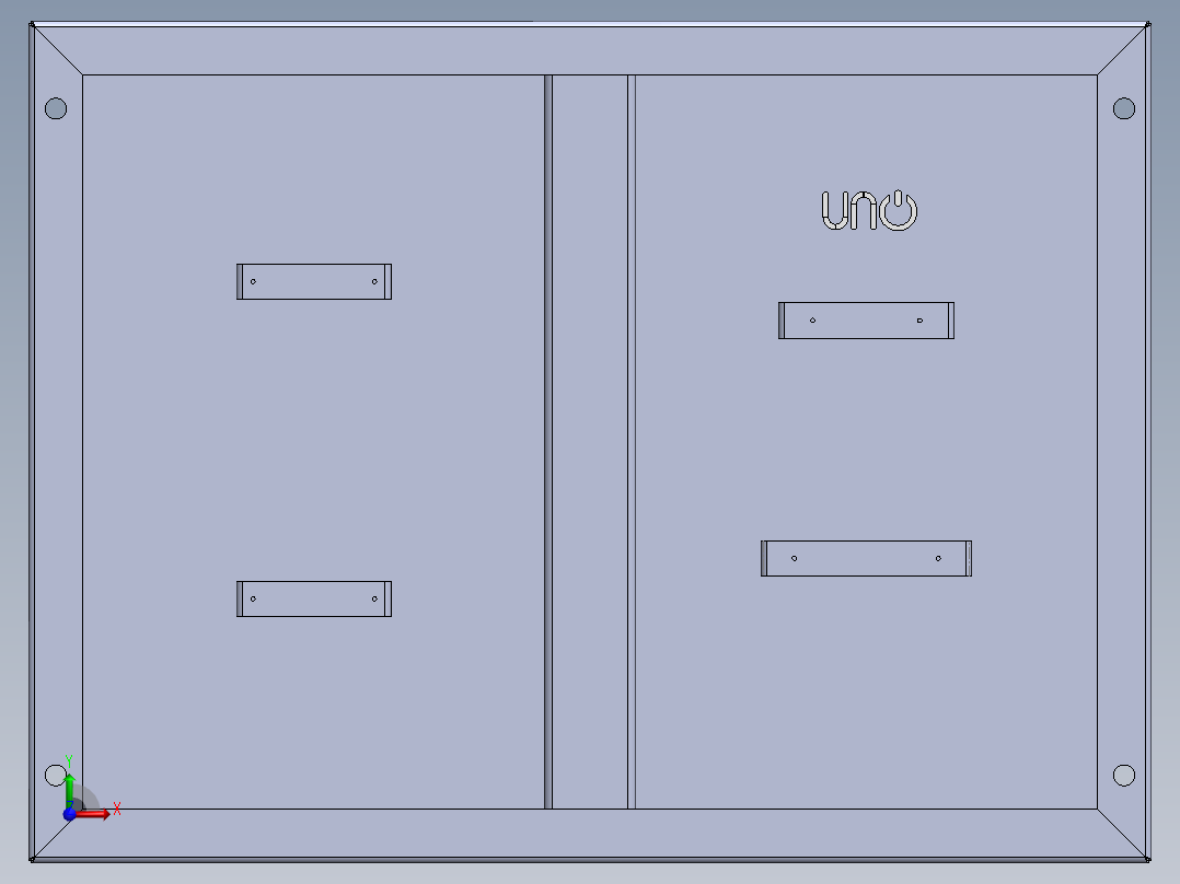 橱柜室内LED P4前视图