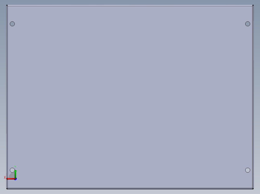 橱柜室内LED P4后视图