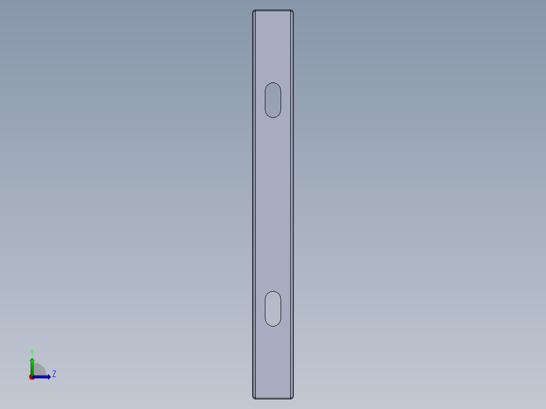 橱柜室内LED P4左视图