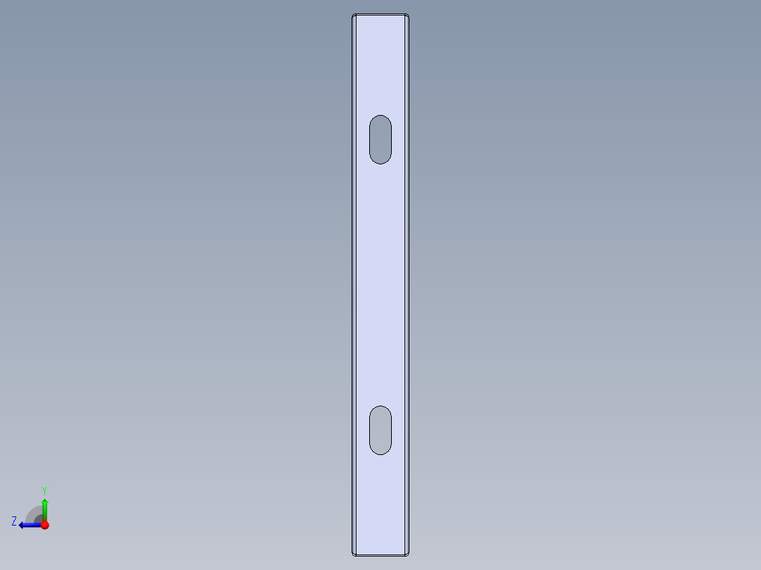 橱柜室内LED P4右视图