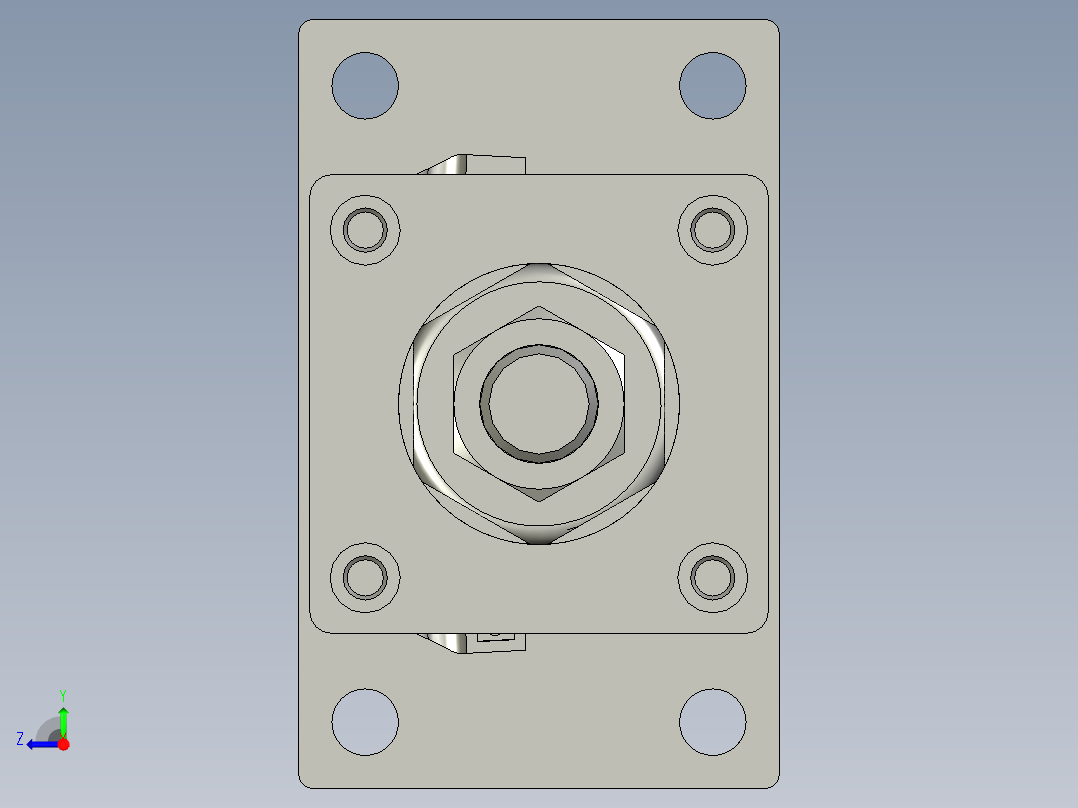 可调气缸SCJ50x150-30SFA(0030)+(CMSG-2)右视图