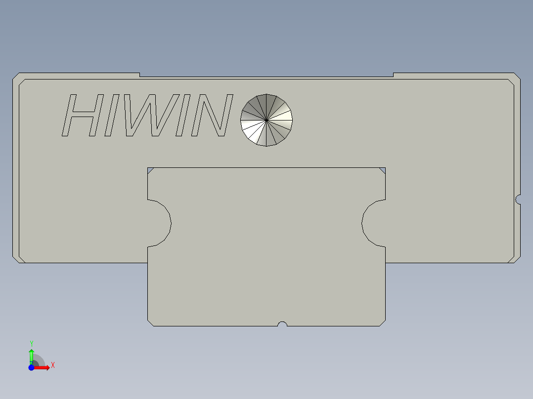 粘钉机振动盘-导轨MGN15C2R170E5Z0CM+U前视图