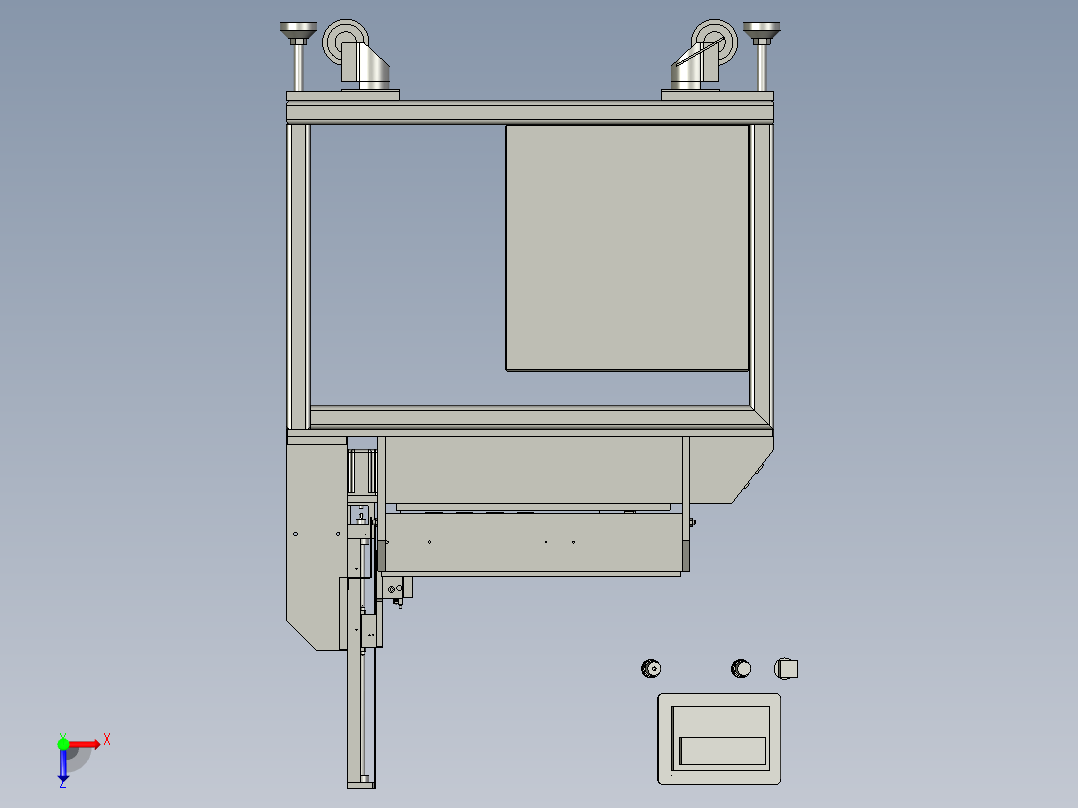 送锡装置和焊锡机俯视图