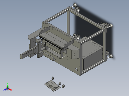 送锡装置和焊锡机正等轴测缩略图