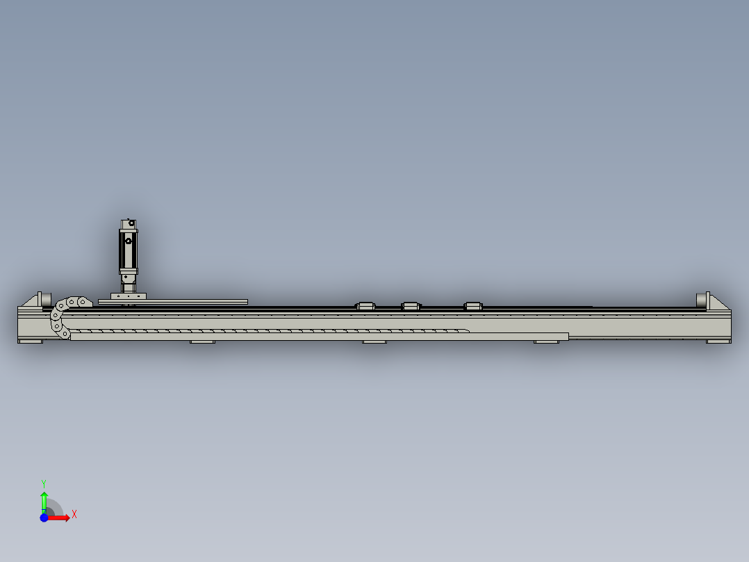 机器人地轨-V02V01V0V11前视图
