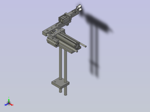 YSJ-04-000送线尾机构18OP正等轴测缩略图