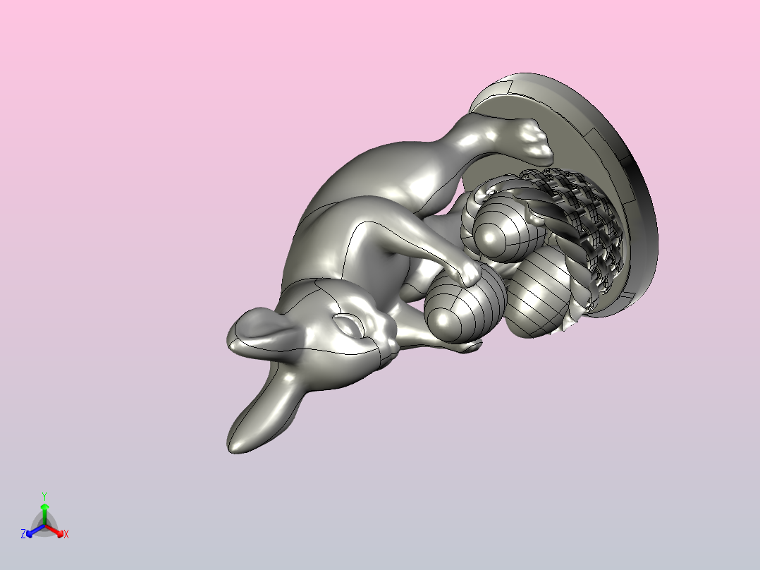 把鸡蛋放入篮子V主视图