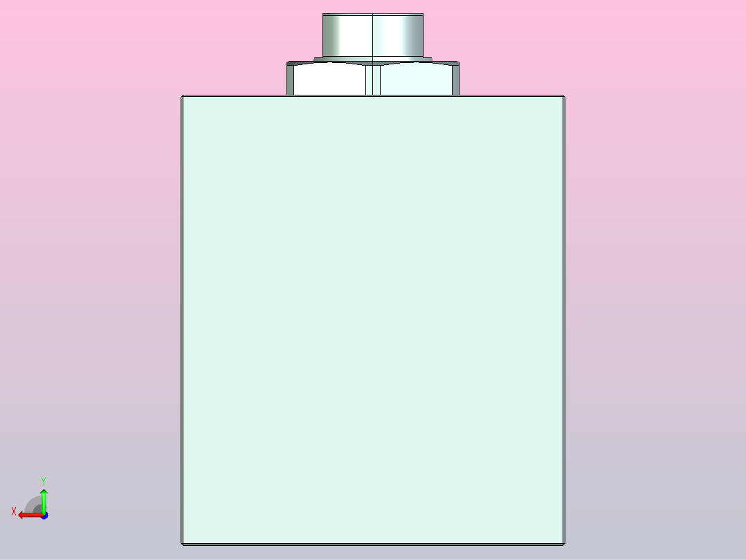 HDBA方型直线夹紧器HDBA0400-BM后视图