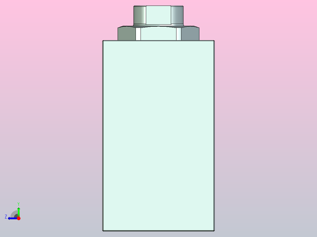 HDBA方型直线夹紧器HDBA0400-BM右视图