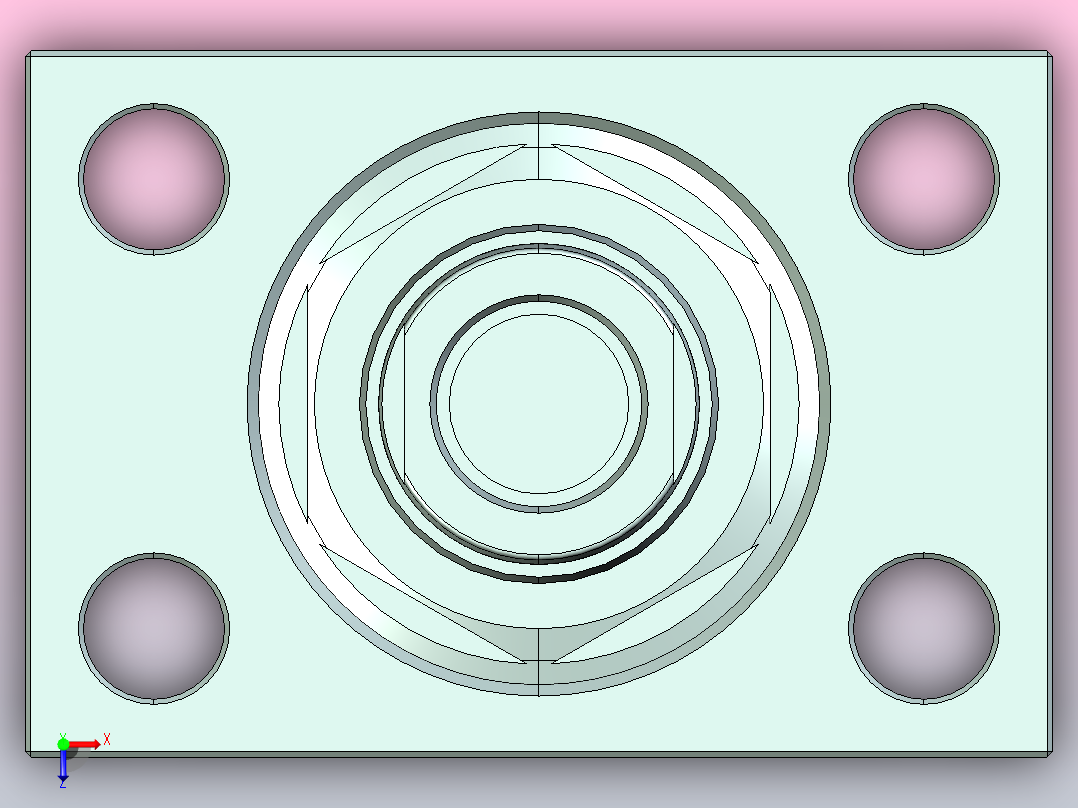 HDBA方型直线夹紧器HDBA0400-BM俯视图