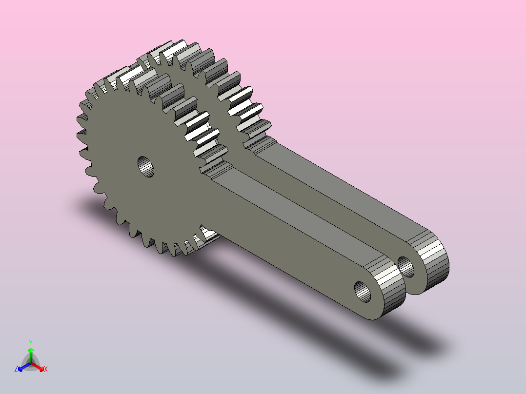 机械爪正等轴测图