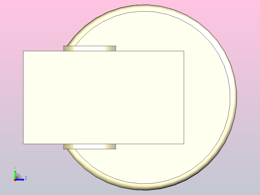铝壳带电机减速机左视图