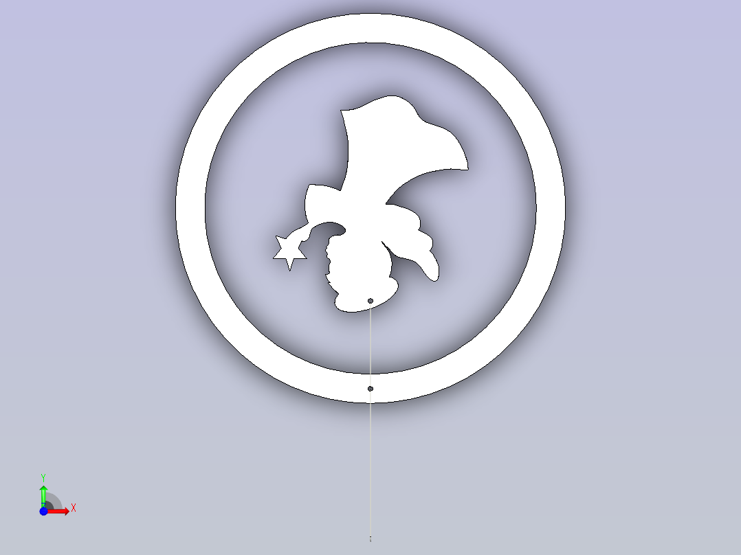 手工制作的圣诞装饰球前视图