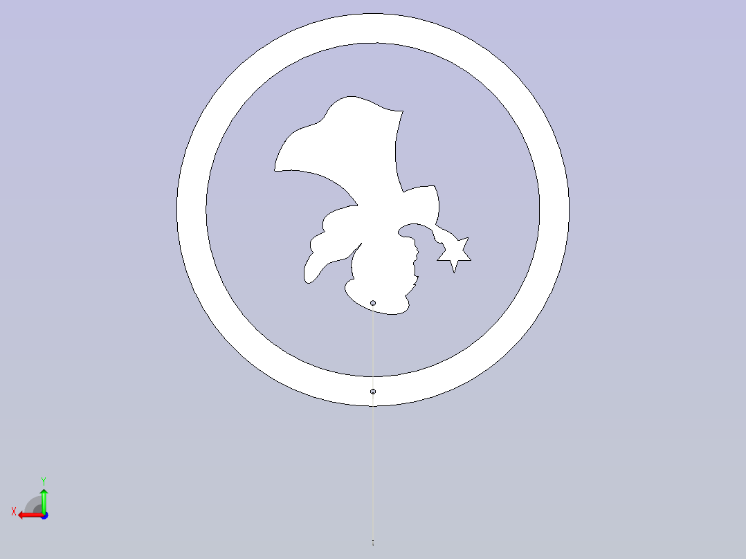 手工制作的圣诞装饰球后视图