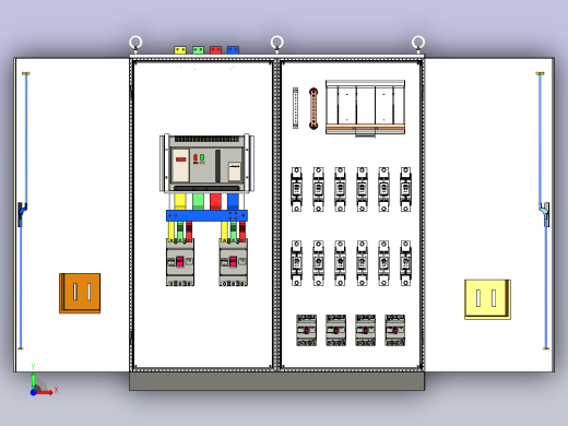 万能式断路器带开关电源柜前视缩略图