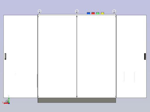 万能式断路器带开关电源柜后视缩略图