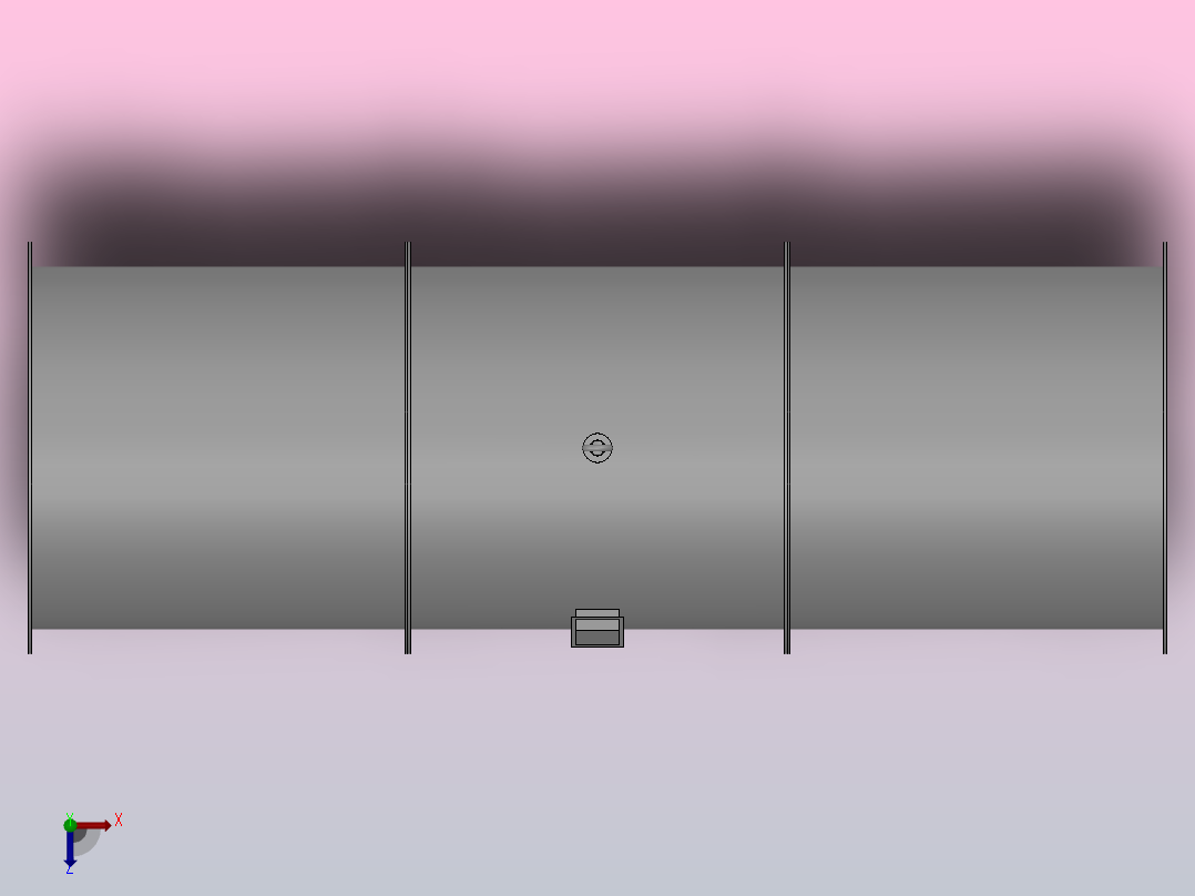 HTF-BX2型 轴流风机[HTF-BX2-5.5]俯视图