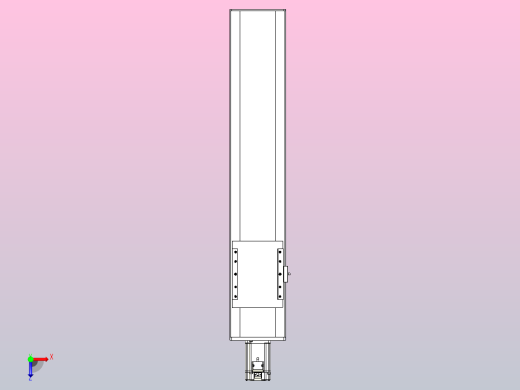 滚珠丝杠直线轴带导轨全封闭TPA-HCR-175D-2510C-L700-M-C-P75-N3俯视缩略图