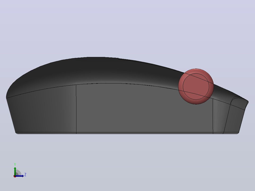 鼠标cad surface 左视图