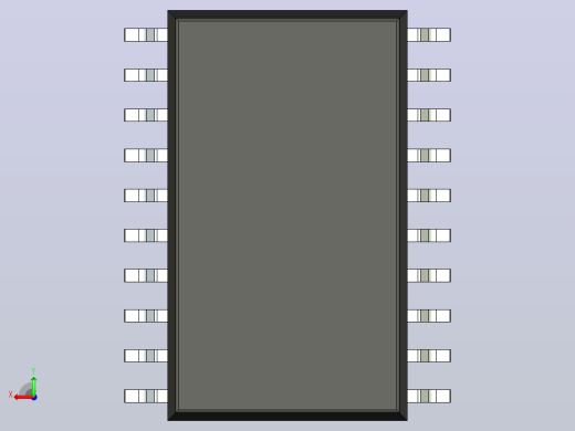 106x SOIC 封装（小外形集成电路）SOIC127P1028X265-20N后视缩略图
