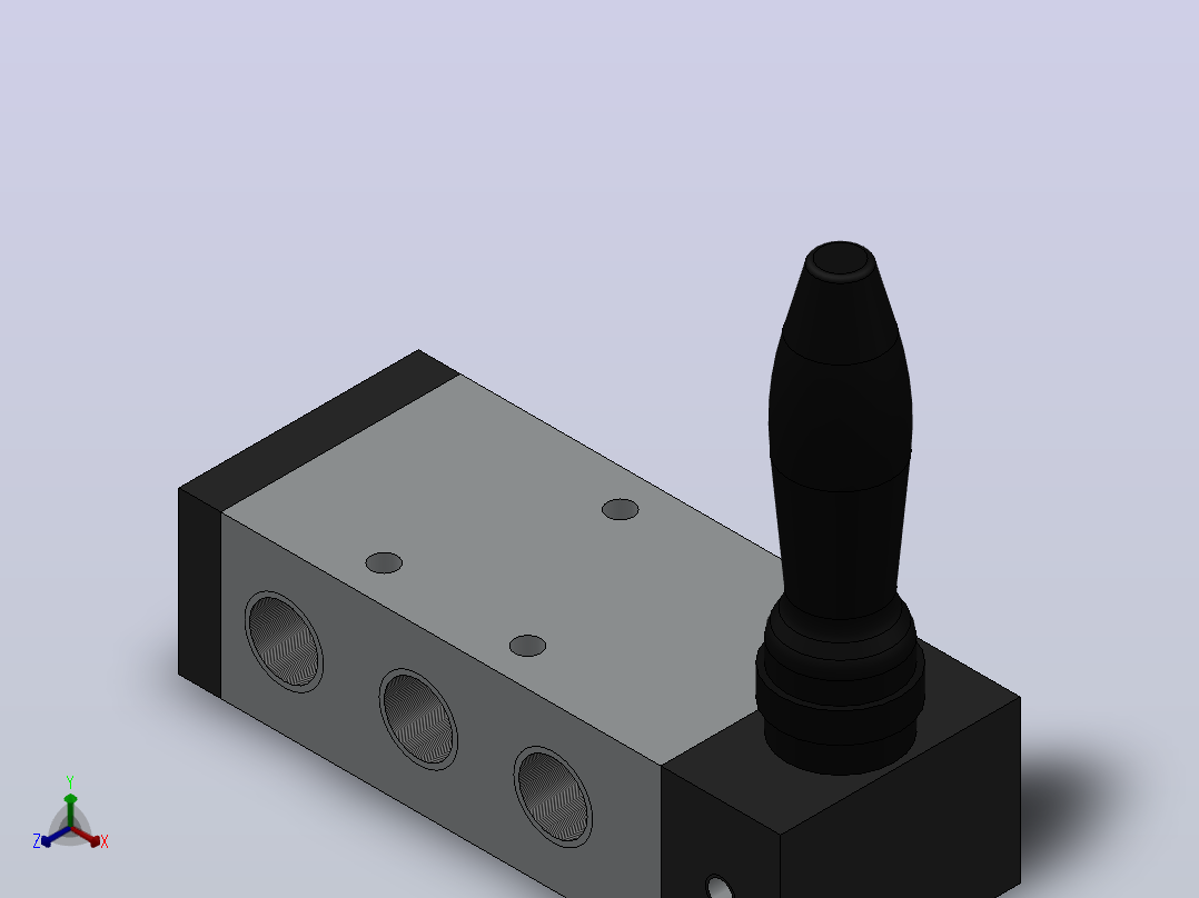 4H330C-08-L手扳阀[4H330C-08-L]主视图