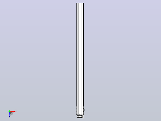 皮带直线轴半封闭可选导轨TPA-HNB-202D-140-L2700-RU-C-P75-N3俯视缩略图