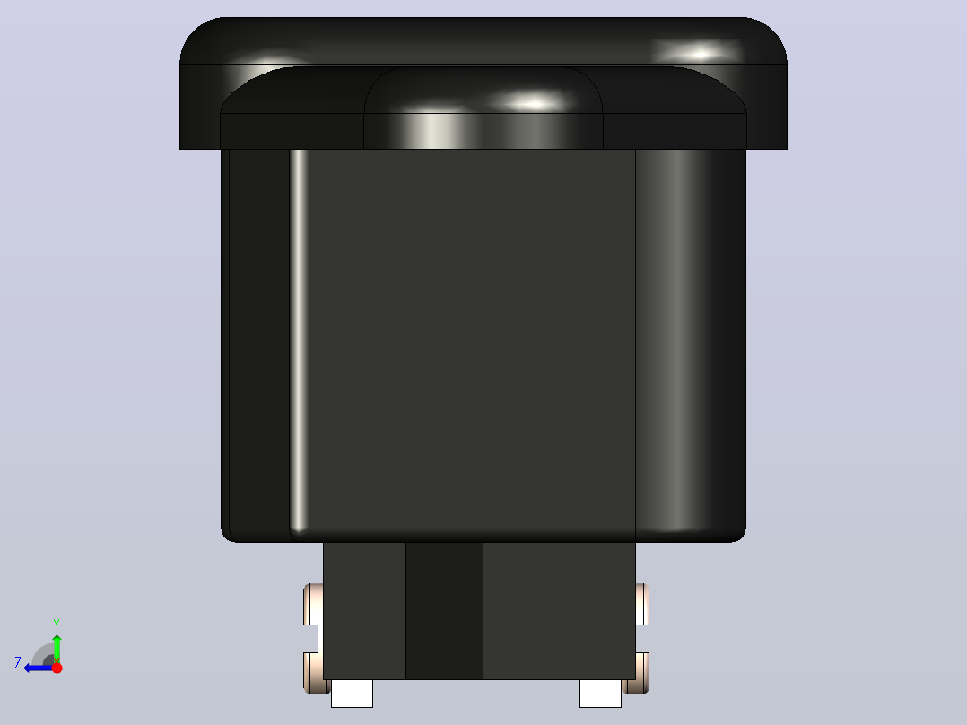 电源连接器 230V 16A右视图