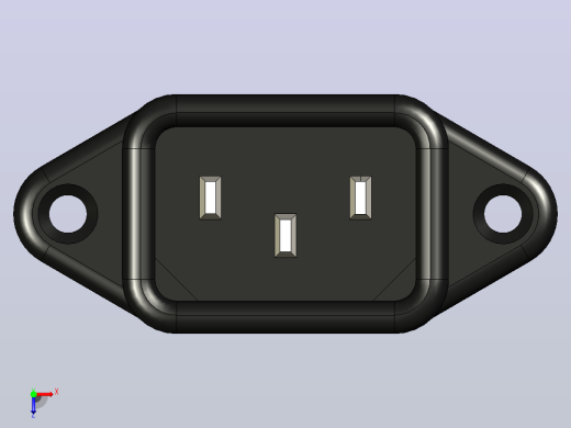 电源连接器 230V 16A俯视缩略图