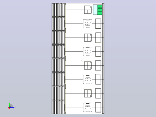 NU5-II-F 80-100 4P电涌保护器三维模型202405左视缩略图