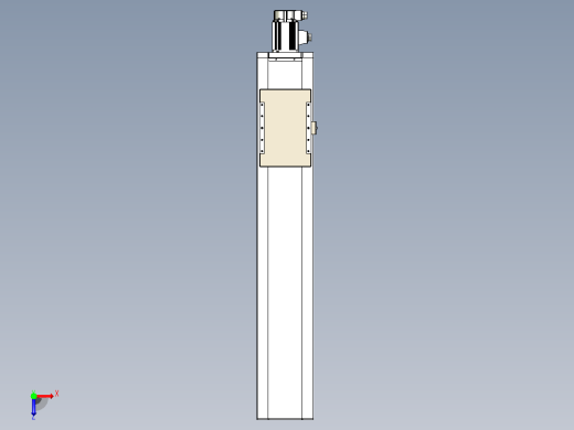 滚珠丝杠直线轴带导轨全封闭TPA-HCR-220D-3210C-L950-M-C-P1K-N3俯视缩略图