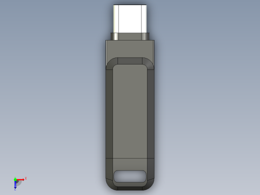 USB 闪存驱动器俯视缩略图